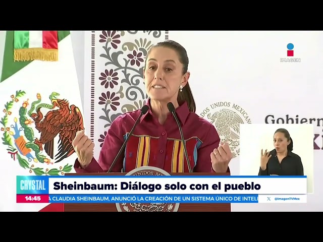 ⁣Claudia Sheinbaum dice, solo dialogará con el pueblo | Noticias con Crystal Mendivil