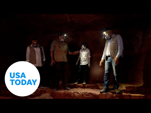 ⁣Archeologists uncover skeletons in 'Indiana Jones' filming location | USA TODAY