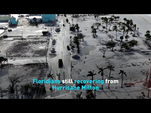 ⁣Floridians still recovering from Hurricane Milton