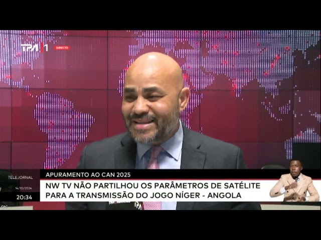 ⁣Apuramento ao CAN 2025 - NW TV não partilhou os parâmetros de satélite para a transmissão do jogo...