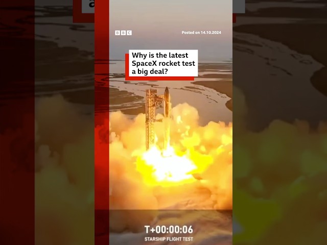 ⁣Why is the latest SpaceX rocket test a big deal? #ElonMusk #SpaceX #BBCNews