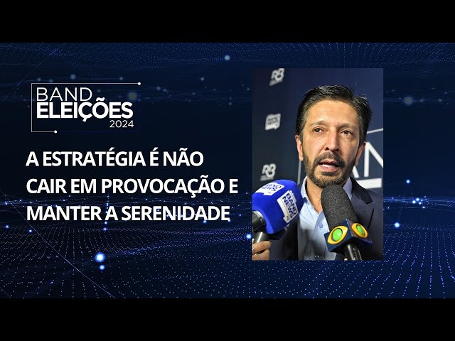 ⁣Ricardo Nunes chega para o debate do 2° turno das eleições na Band