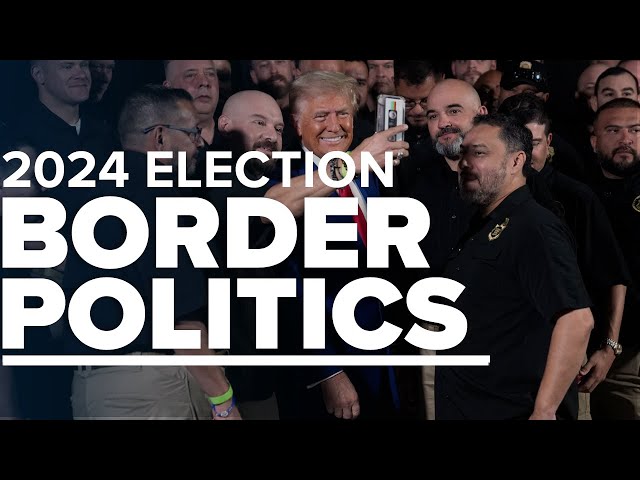 ⁣Border politics front and center on 2024 campaign trail