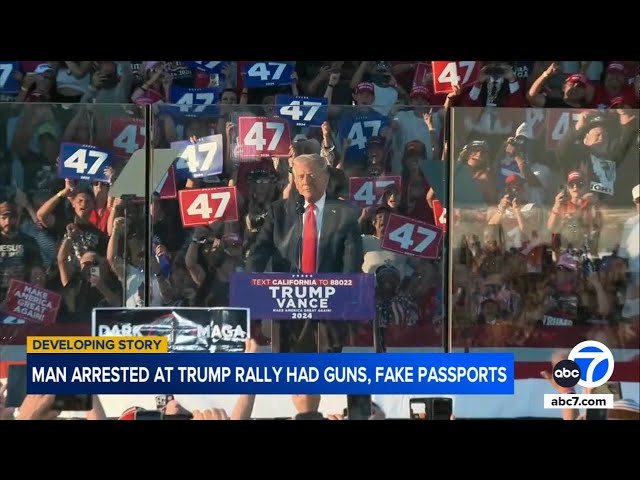 ⁣Man arrested at Trump rally member of ‘Sovereign Citizens' group, officials say