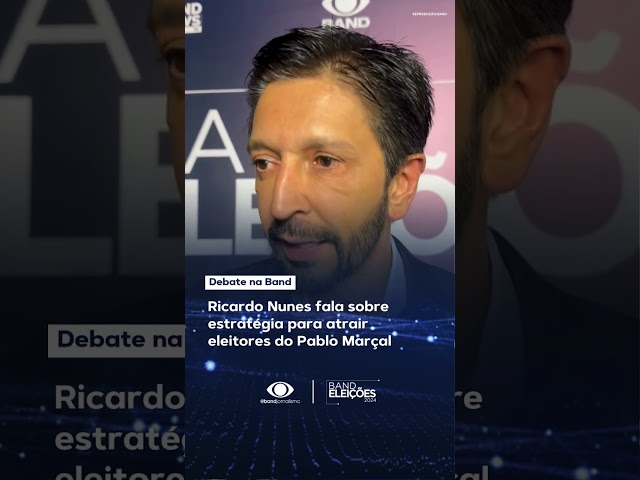 ⁣Ricardo Nunes fala sobre estratégia para atrair eleitores do Pablo Marçal #shorts