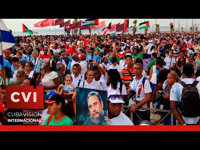 ⁣Cuba continúa jornada de apoyo a la causa del pueblo palestino