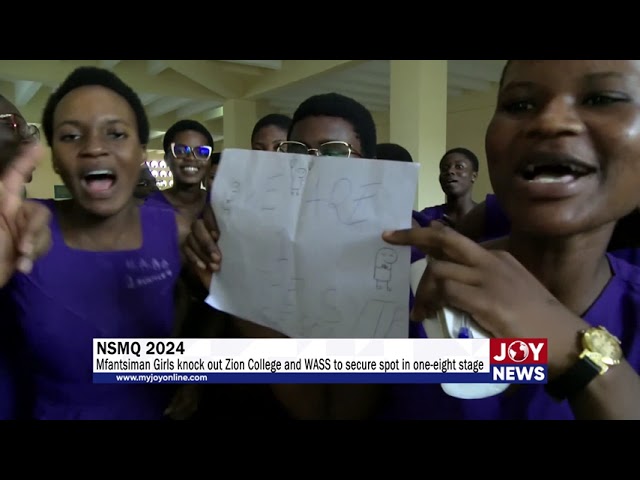 ⁣NSMQ 2024: Mfantsiman Girls knock out Zion College and WASS to secure spot in one-eight stage.