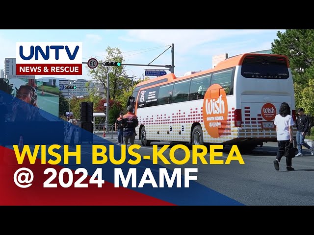 ⁣Wish 107.5 Bus sa Changwon, South Korea, nakiisa sa 2024 MAMF