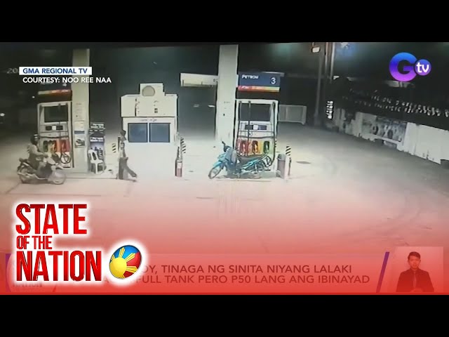 ⁣Gasoline boy, tinaga ng sinita niyang lalaki na nagpa-full tank pero P50 lang ang ibinayad  | SONA