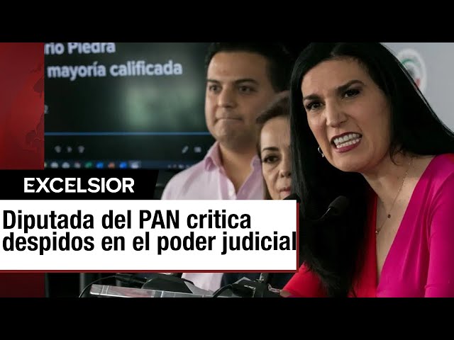 ⁣Kenia López Rabadán critica despidos en el poder judicial mediante tómbola