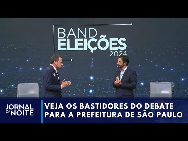 ⁣Veja os bastidores do debate para a prefeitura de São Paulo | Jornal da Band