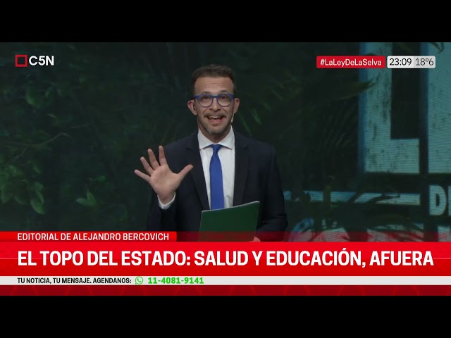 ⁣El EDITORIAL de ALEJANDRO BERCOVICH en LA LEY DE LA SELVA