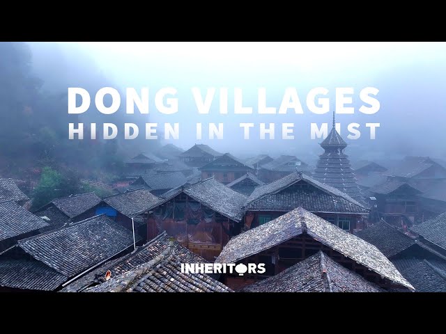 ⁣Dong villages hidden in the mist