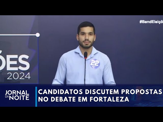 ⁣Candidatos discutem propostas no debate do segundo turno em Fortaleza | Jornal da Noite