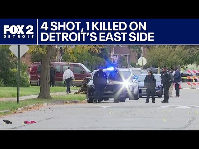 ⁣Police: Altercation leads to shooting of 4 victims, killing 1 on east side of Detroit