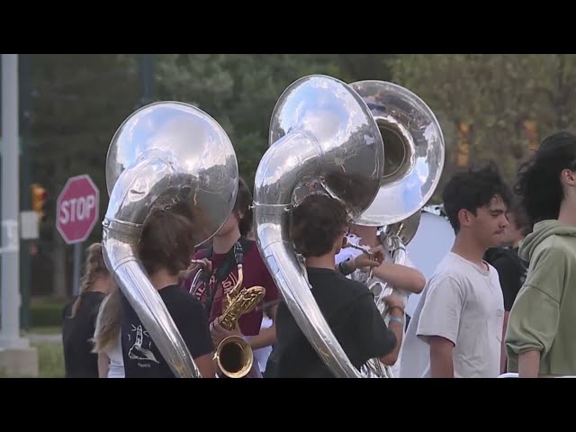 ⁣Students start fundraiser to replace battered band instruments