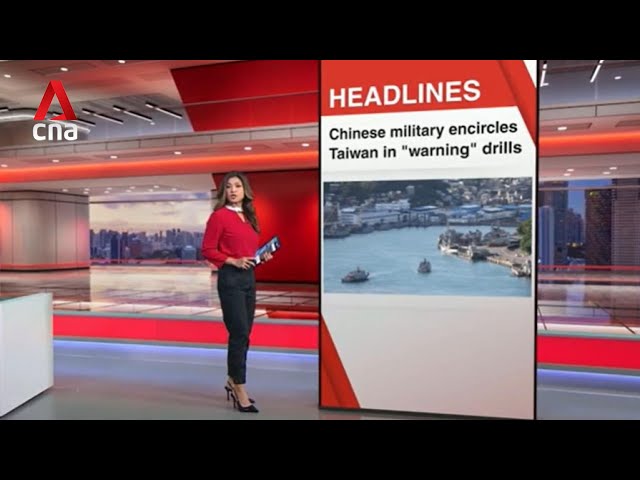 ⁣East Asia Tonight: China military drills surround Taiwan in 'stern warning' against '