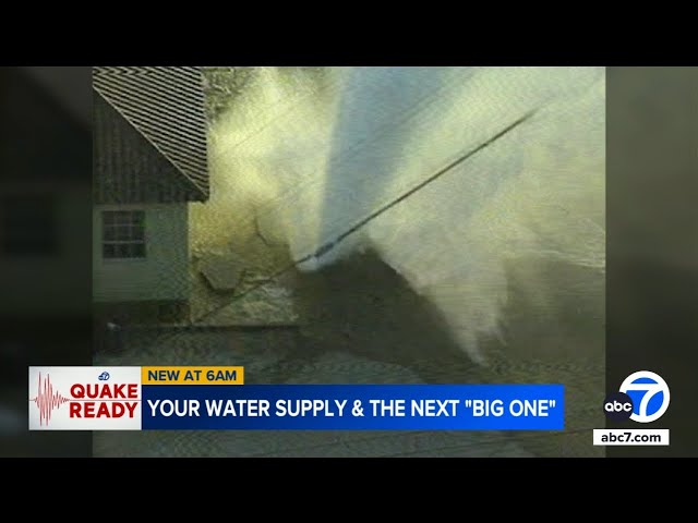 ⁣SoCal's water supply could be crippled by major earthquake