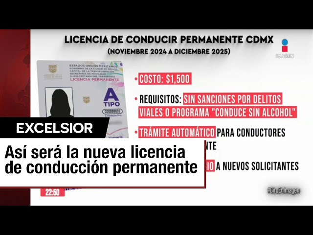 ⁣Licencia permanente en CDMX regresa: habrá examen y esto costará