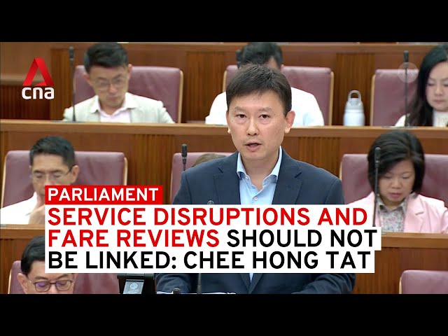 ⁣Chee Hong Tat on why public transport service standards should be separate from fare reviews