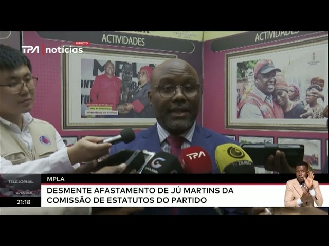 ⁣MPLA desmente afastamento de Jú Martins da comissão de estatutos do partido