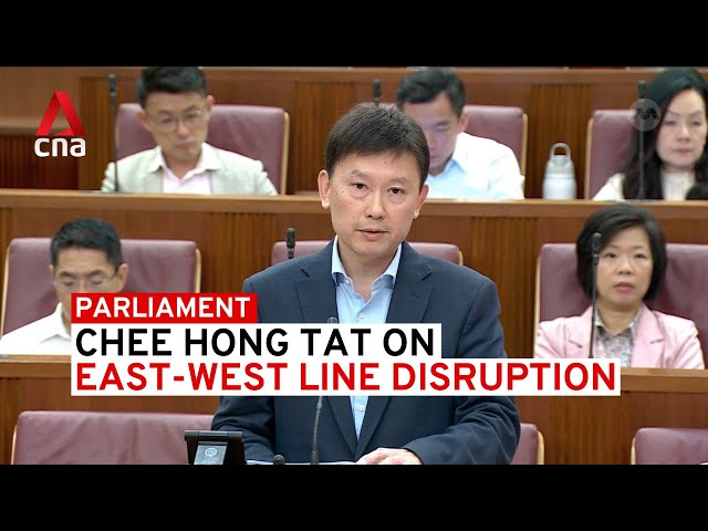 ⁣Chee Hong Tat's ministerial statement on East-West Line train disruption | Full speech