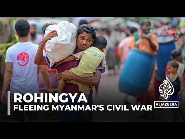 ⁣Rohingya flee Myanmar: Bangladesh says influx is destabilising the region