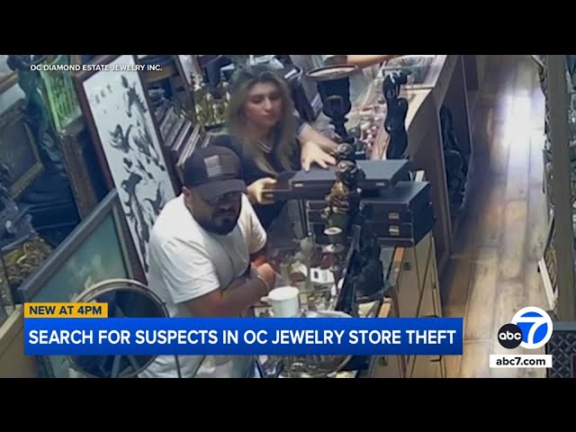 ⁣Caught on video: Thieves steal more than $100K in jewelry from Orange store