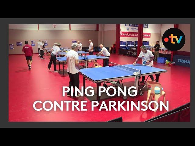 ⁣Du ping-pong pour lutter contre la maladie de Parkinson