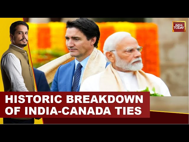 ⁣Total India-Canada Collapse Live Updates: Historic Breakdown Of India-Canada Ties |5 Live Shiv Aroor