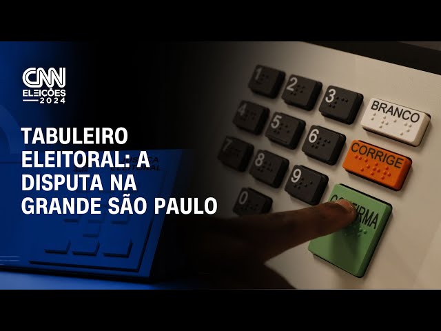 ⁣Tabuleiro Eleitoral: A disputa na grande São Paulo | CNN NOVO DIA