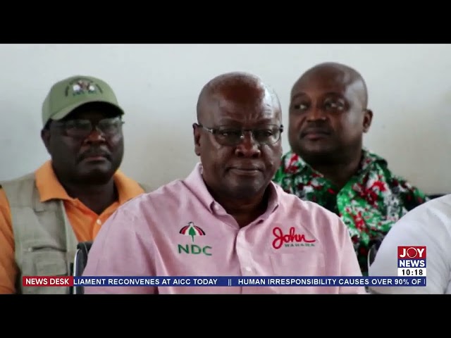 ⁣Election 2024: John Mahama emphasizes quality leadership over tenure length