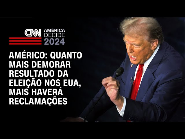 ⁣Américo: Quanto mais demorar resultado da eleição nos EUA, mais haverá reclamações | CNN NOVO DIA