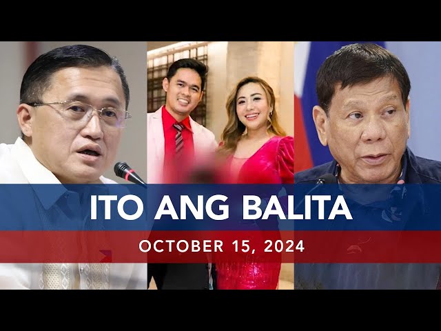 ⁣UNTV: Ito Ang Balita | October 15, 2024