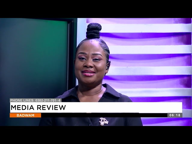 ⁣Badwam Media Review on Adom TV(15-10-24)