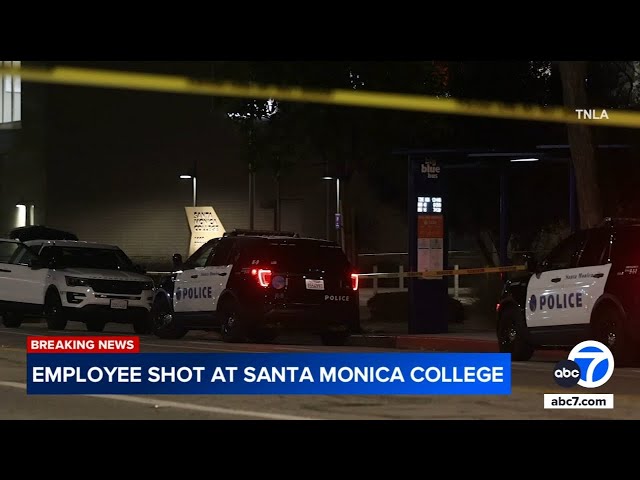 ⁣Employee shot at Santa Monica College; suspect outstanding