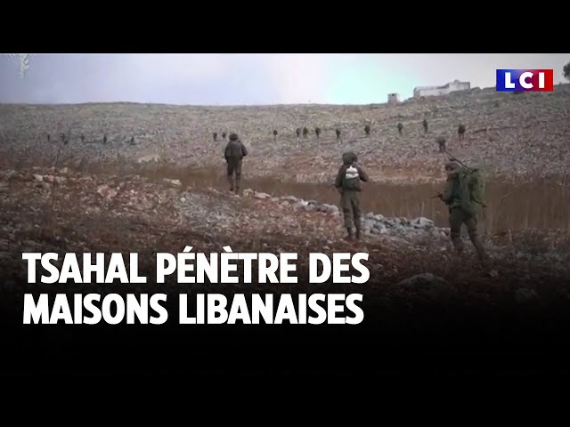 ⁣Tsahal pénètre des maisons libanaises