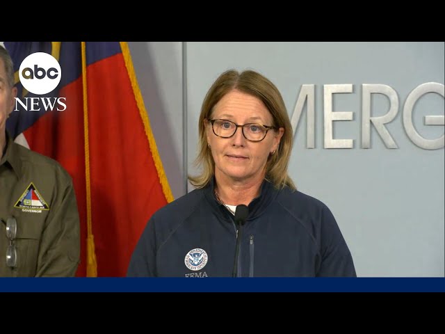 ⁣North Carolina officials address hurricane recovery efforts following FEMA threats