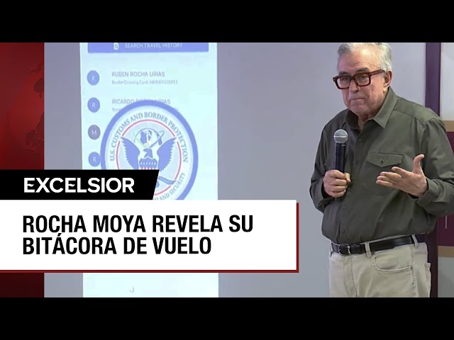 ⁣Rocha Moya insiste en que viajó a EU cuando detuvieron a El Mayo