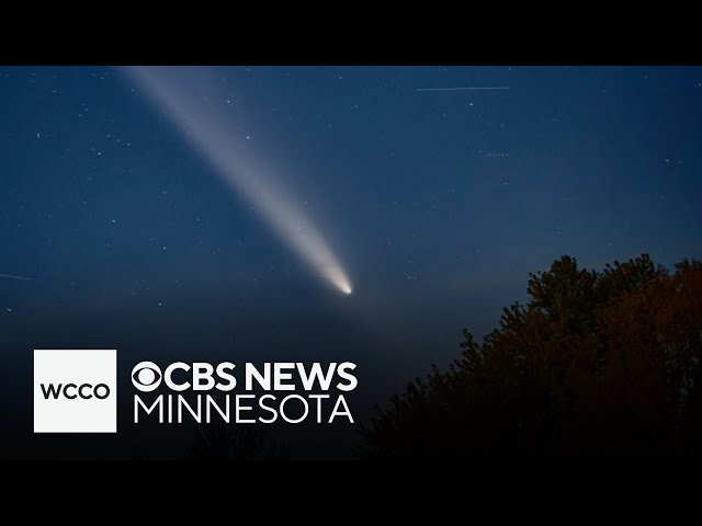 ⁣Once-in-a-lifetime comet streaks across Minnesota sky, photo shows