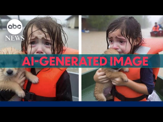 ⁣AI-generated images are spreading on social media, compounding hurricane misinformation