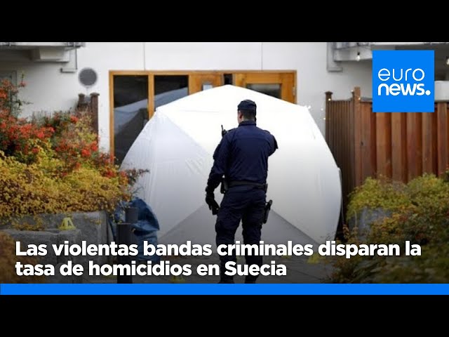 ⁣Las violentas bandas criminales disparan la tasa de homicidios en Suecia