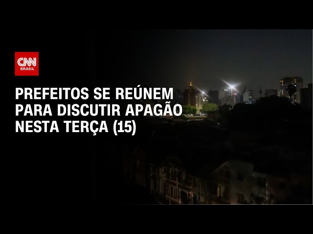 ⁣Prefeitos se reúnem para discutir apagão nesta terça (15) | CNN 360