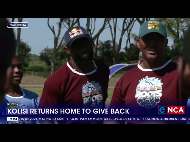 Siya Kolisi returns home to Gqeberha to give back