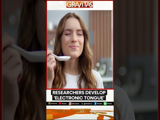 ⁣Researchers Develop 'Electronic Tongue' | GRAVITAS | WION Shorts