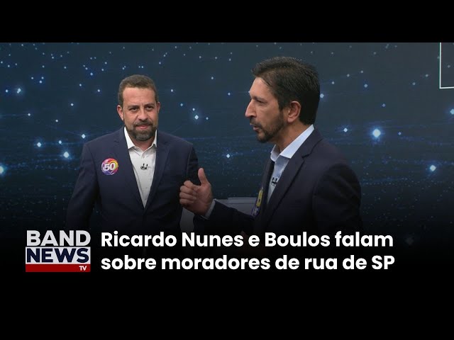 ⁣Candidatos a prefeitura falam sobre população morar nas ruas de SP | BandNewsTV