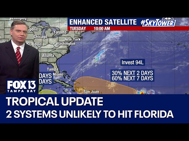 Cold front to keep Invest 94L south of Florida