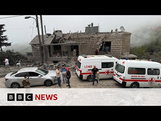 ⁣Lebanon says 21 killed in air strike in country’s north | BBC News