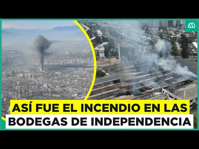 ⁣Incendio en fábrica textil: Así se desarrolló el siniestro en Independencia