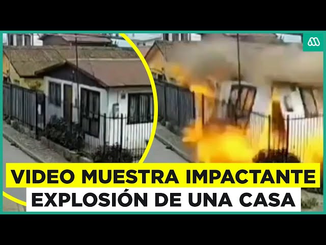 ⁣Video muestra momento exacto de impactante explosión en casa de Viña del Mar